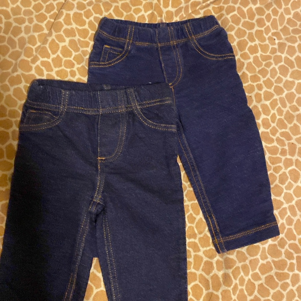 Baby boy clothes, 6-9 mo pants, onesie & pajamas